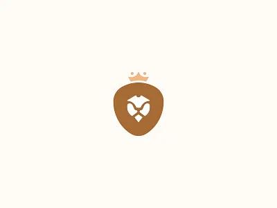 Lion logo animal chocolate crown geometric icon illustration lion lion king logo mark symbol zoo