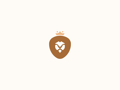 Lion logo animal chocolate crown geometric icon illustration lion lion king logo mark symbol zoo