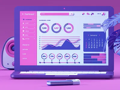 3D Graphics in Creative UI Design Concepts 3d 3d art 3d artist 3dgraphics art branding c4d cinema4d design icon illustration modeling redshift render ui uidesign ux uxdesign web website