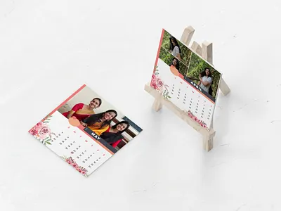 Customized calender branding calender design illustration photoshop