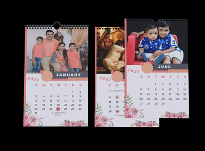 Customized calenders branding calendar design illustration photo photoshop