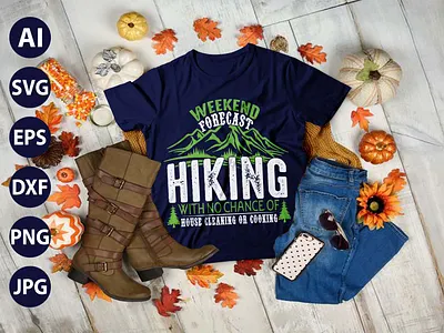 AWESOME Mountain Adventure HIKING TYPOGRAPHY T-SHIRT DESIGN illustration logo typography