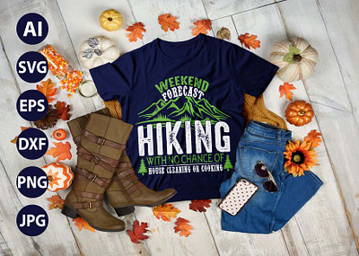 AWESOME Mountain Adventure HIKING TYPOGRAPHY T-SHIRT DESIGN illustration logo typography