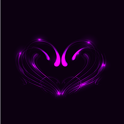 valentines neon light effect heart vector background bright celebration design effect glow heart holiday illuminated illustration light love neon romance romantic shape shiny symbol valentine vector