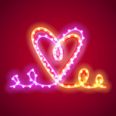 valentines neon light effect heart vector background bright celebration design effect glow heart holiday illuminated illustration light love neon romance romantic shape shiny symbol valentine vector