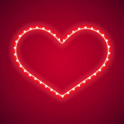 valentines neon light effect heart vector background bright celebration design effect glow heart holiday illuminated illustration light love neon romance romantic shape shiny symbol valentine vector