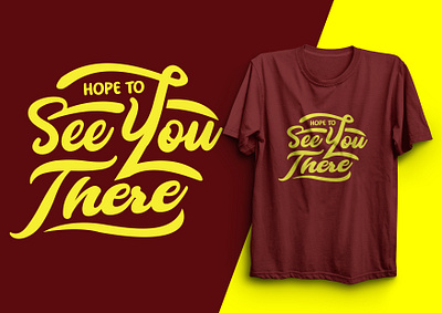 EXT TYPOGRAPHY T-SHIRT DESIGN | Hope To See You There normal text typography text typography design texture textured tshirtdesign