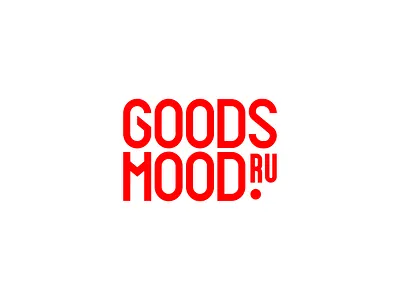 Goods Mood branding logo logotype typography vector