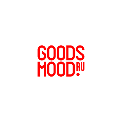 Goods Mood branding logo logotype typography vector