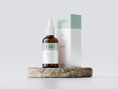 CBD Oil - package design beauty brand brand design branding branding design cbd cbd oil cbd packaging design idea illustration oil package package design packagedesign packaging vector wellness