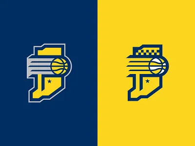 Indiana Pacers basketball branding indiana indianapolis logo monogram nba p pacers rebrand sports state