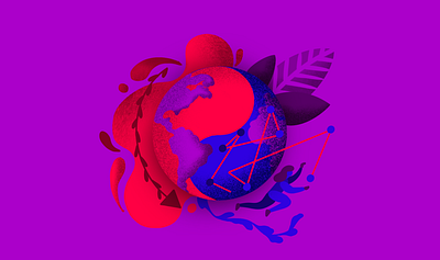 A Post VUCA World blog blog design color illustration nature procreate vector