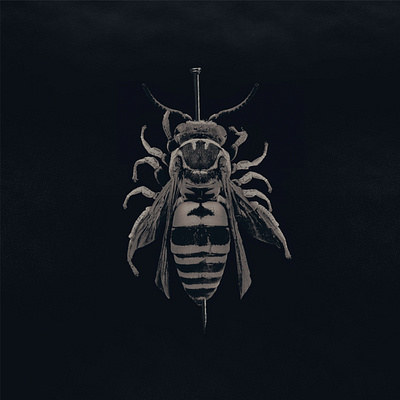 Artwork digipack album // Brutal bee animal dead devil illustration metal photomanipulation