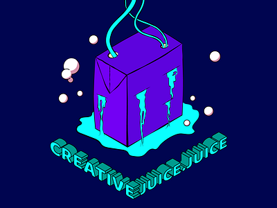 creative juice adobe illustrator creative juice design design art graphic design illustration illustrator isometric art isometric illustration purple purple logo vector wacom