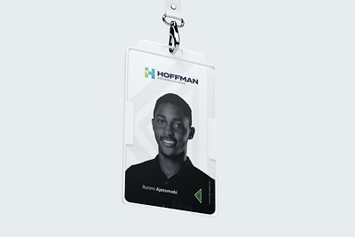 Hoffman Geosolutions Stationery - ID Card branding design identity logo stationery