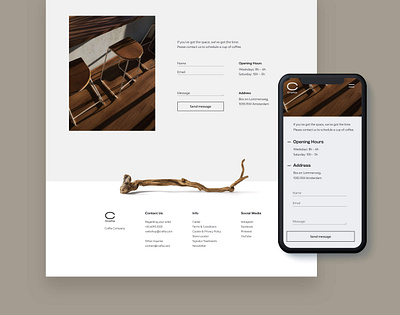 Crafta Responsive Webdesign responsive website wood