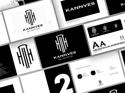 Kannves Art Collective brand design brandidentity branding design identity identitydesign logo rebranding typography