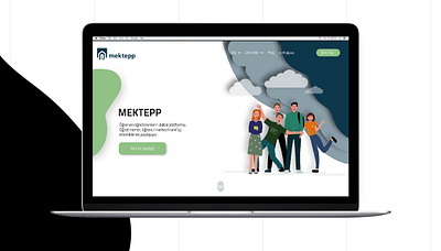 Mektepp Website design figma illustration illustrator minimal ui uiux ux vector website website design