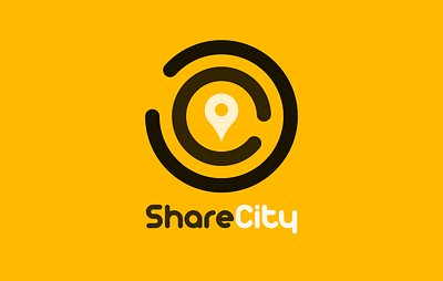 Rideshare Car Service Logo dailylogo dailylogochallenge day 29 logo rideshare sharecity vector