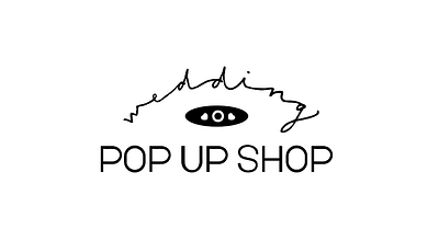 Wedding Logo for client hand drawn type handlettering pop up logo pop up shop wedding wedding design wedding logo wedding pop up shop