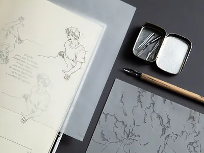 Melancolia: Illustration and Editorial Design design editorial art editorial design editorial illustration graphicdesign illustration ink illustration inking lineart