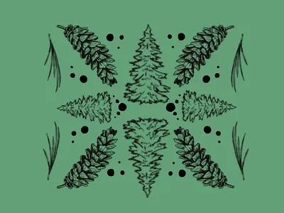 Symmetry of Nature P.2 brandidentity cannabis branding cannabis design cannabis packaging forest illustration label design logo design nature package design symmetry tree