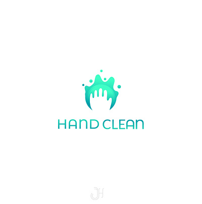 Hand Clean Logo Design Concept clean design hand logo modern