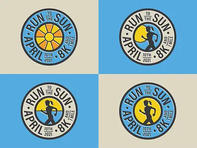 Sunny Options circle colors logo design logo options logos race runners sun tshirt designs