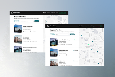 Devy Data: Locations adobe illustrator adobe xd b2b concept concept design design locations map ui ux ui ux design web