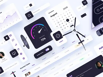 Storm Trooper Vibes branding clean color design design system design systems flat illustration minimal pegasus typography ux