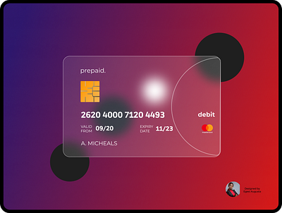 creditcard branding design glassmorphism ui uidesign