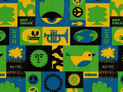 🎺🎺🎺 art coronavirus covid doodle fun grid illustration stuff texture