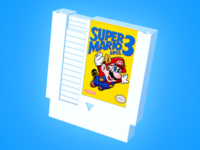 Super Mario Bros. 3 Hall of Fame Edition! 3d amiibo cartridge cinema4d design gameboy gamer luigi mario modeling n64 nintendo retro retrogaming snes supermario videogames washington dc zelda