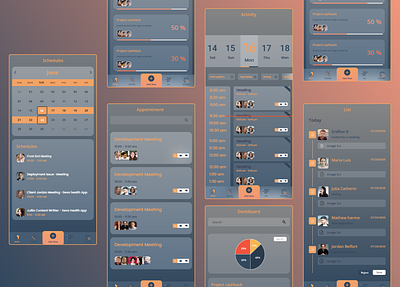 Appoinment Mobile App Concept adobe xd adobexd appointment meeting app mobile mobile app mobile app design mobile application mobile design mobile ui ui uiux