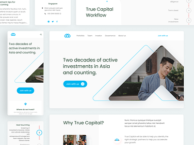 True Capital - Exploration Website bank bank website banking business capital clean economy finance finance website finances fintech funding investment stocks trading venture venture capital website website design