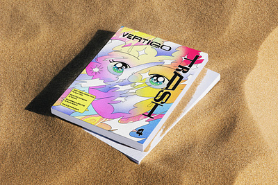 Vertigo Magazine Vol 5: TRASH book cover book cover design brand design branding design editorial editorial design editorial illustration illustration magazine magazine ad magazine cover magazine design magazine illustration zine