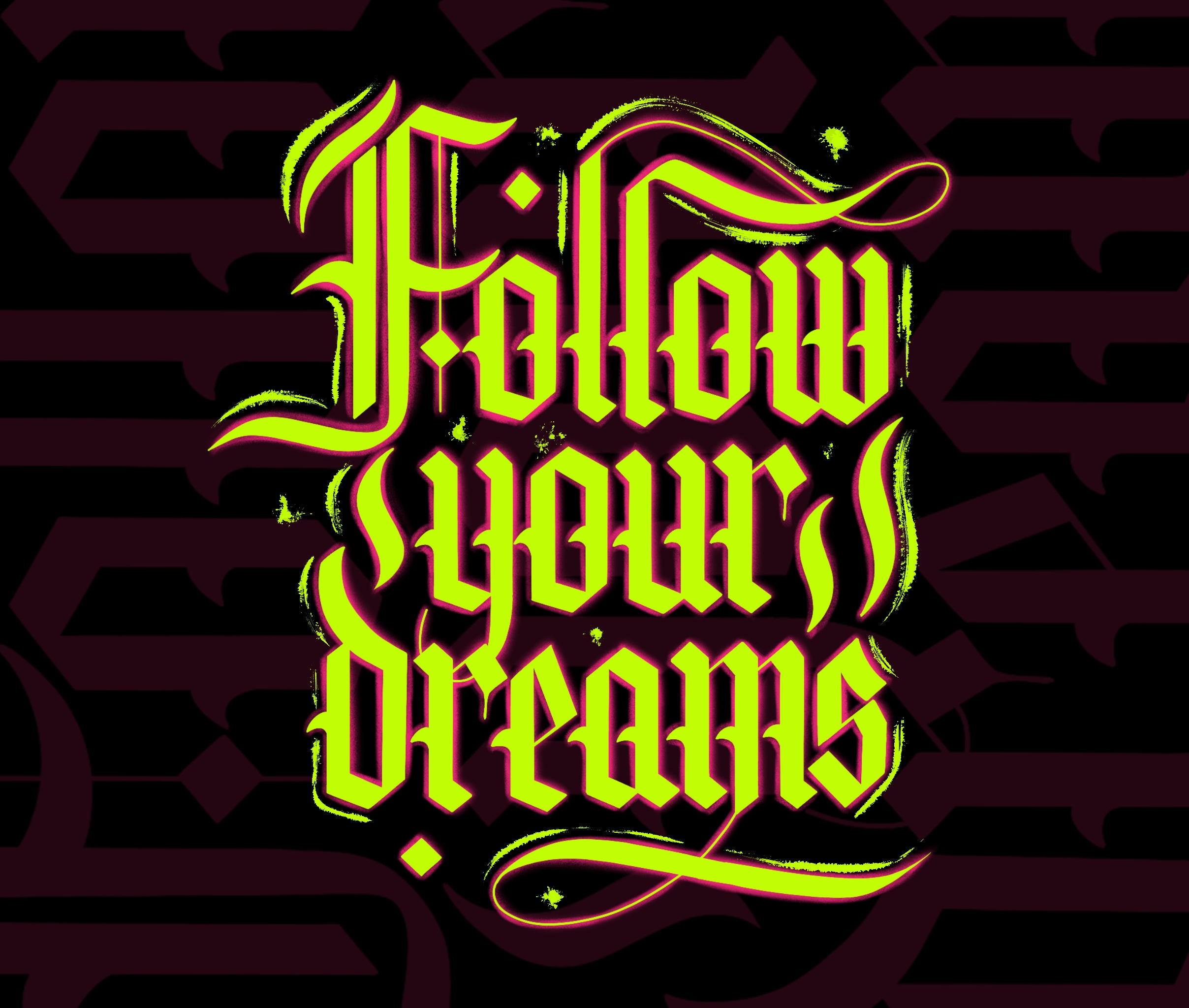 Example of Follow your dreams
