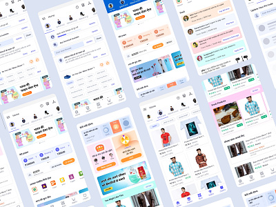 Social Group Shopping app design ui ux