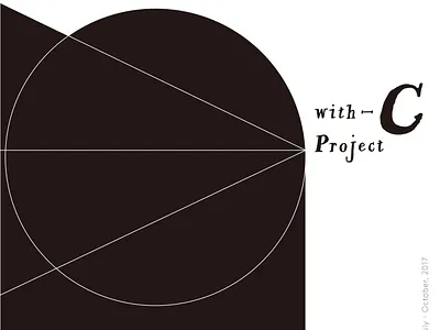with-C projects' graphic graphic graphic design typogaphy