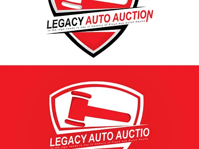 Legacy Auto Auction brand or company icon illustration logo logo design moden unick unique unique logo vector