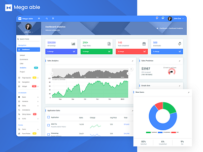 Mega Able Bootstrap 4 & Angular 10 Admin Template admin dashboard admin design admin panel admin template admin templates admin theme angular angular admin template angular dashboard angularjs bootstrap bootstrap 4 bootstrap admin bootstrap template branding dashboard mega able uidesign