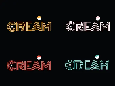 CREAM branding concept design digital digitalart font icon illustrator logo logo design logo design concept logotype openfont typography vector