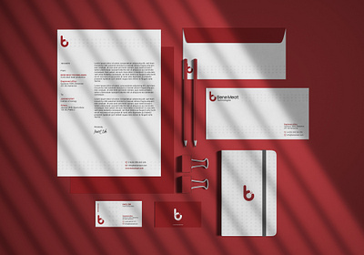 Bene Meat Technologies - Branding Part 1 - Stationary design branding branding concept branding design corporate branding corporate design corporate identity corporatedesign elegant design elegant font logo logo design logodesign logos stationary design stationery