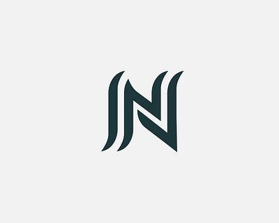 Minimalist N letter logo (For Sale) abstract clean design icon letter linear logo logotype minimal minimalistic modern n sign simple simple logo vector