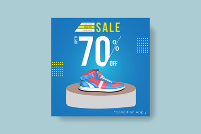 Editable square banner template for ad. Suitable for social medi ads advertising banner banner ads banner design brand design branding branding design business campaign clean design designs discount discount card graphicdesign offer banner sale banner shoe design shoes store