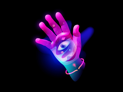 surreality hand eye hand space surreality