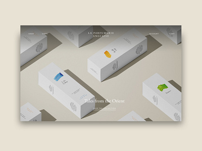 La Parfumerie Anglaise Website branding design logo typography ui user experience user interface ux web website