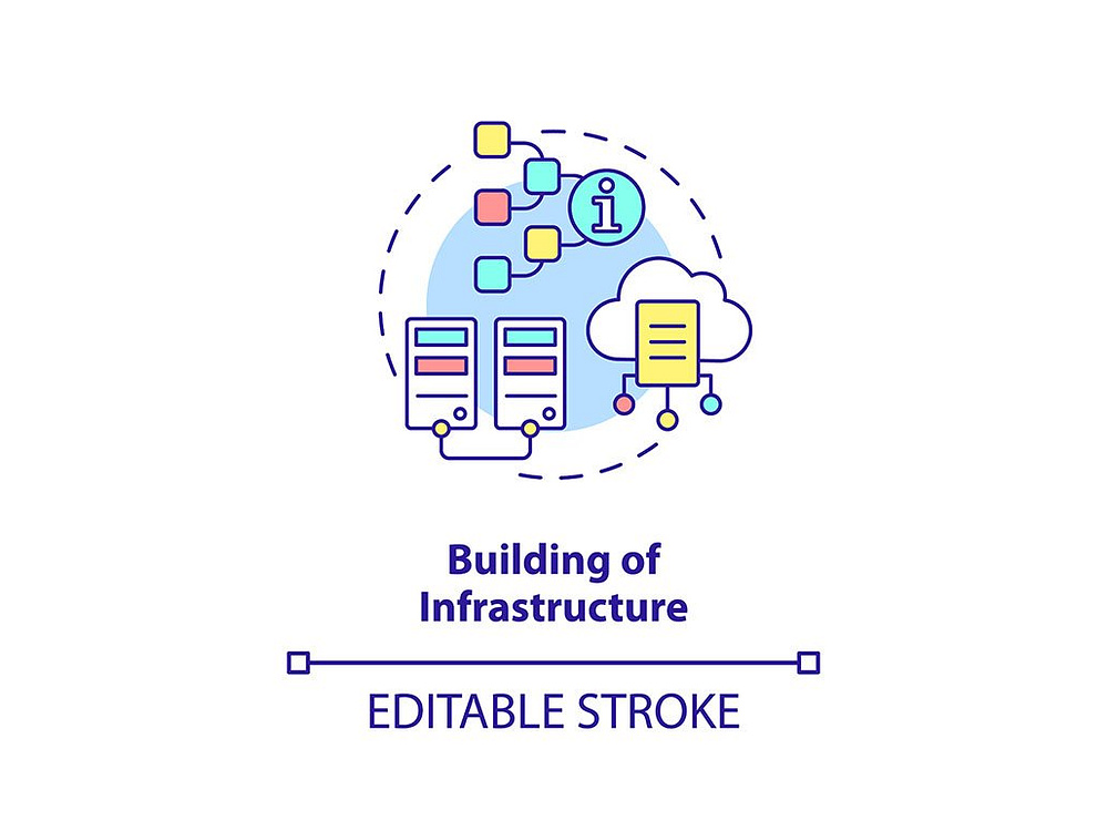 Building of infrastructure svg icon by bsd studio on Dribbble