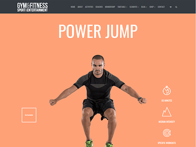 Jump Classes - Gym WordPress Theme design fitness gym gym flyer gym logo gymnastics health illustration plugins responsive site builder template theme web design web development wordpress wordpress blog wordpress design wordpress development wordpress theme