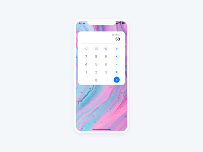 Daily UI #04 #reChallenge - Calculator Widget calculator calculator widget daily ui daily ui 004 mobile widget widget